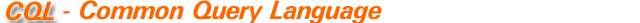 CQL - Common Query Language